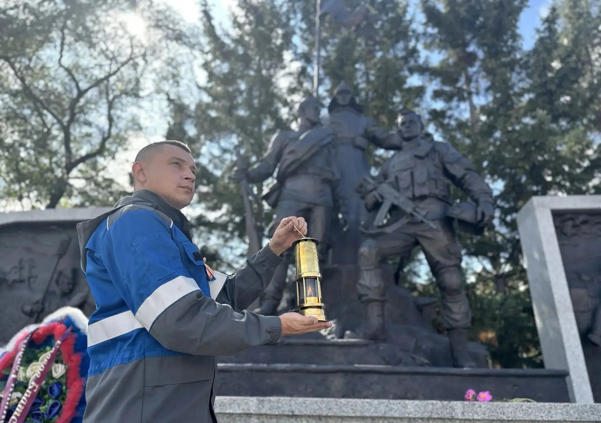 В столице Амурской области городе Благовещенск зажжен Вечный огонь