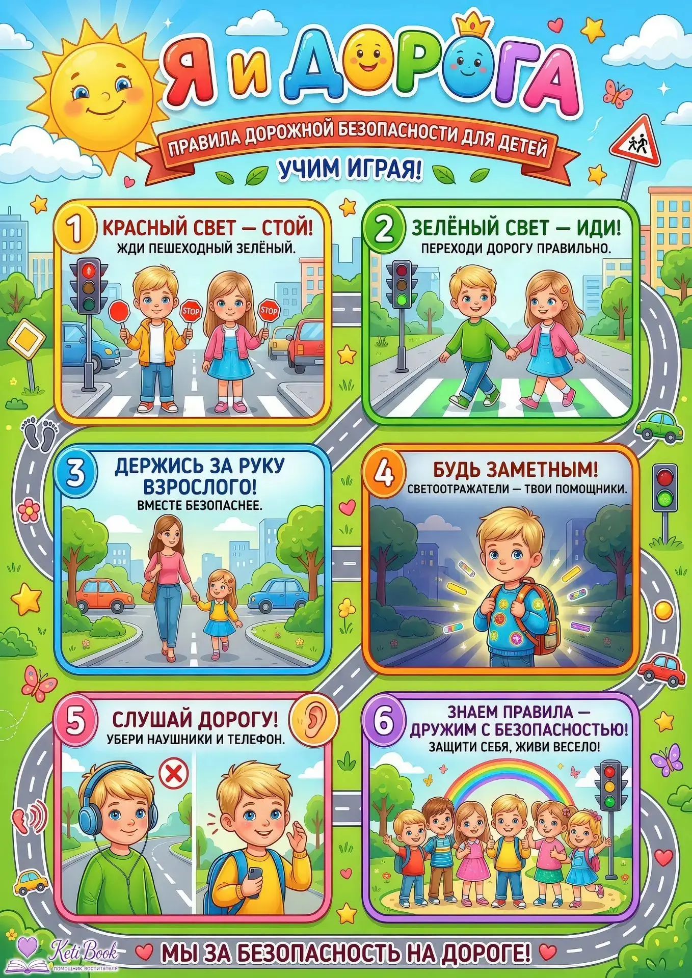 Правила, которые нужно знать и нельзя нарушать! И этим правилам должны научить детей мы, взрослые! Л