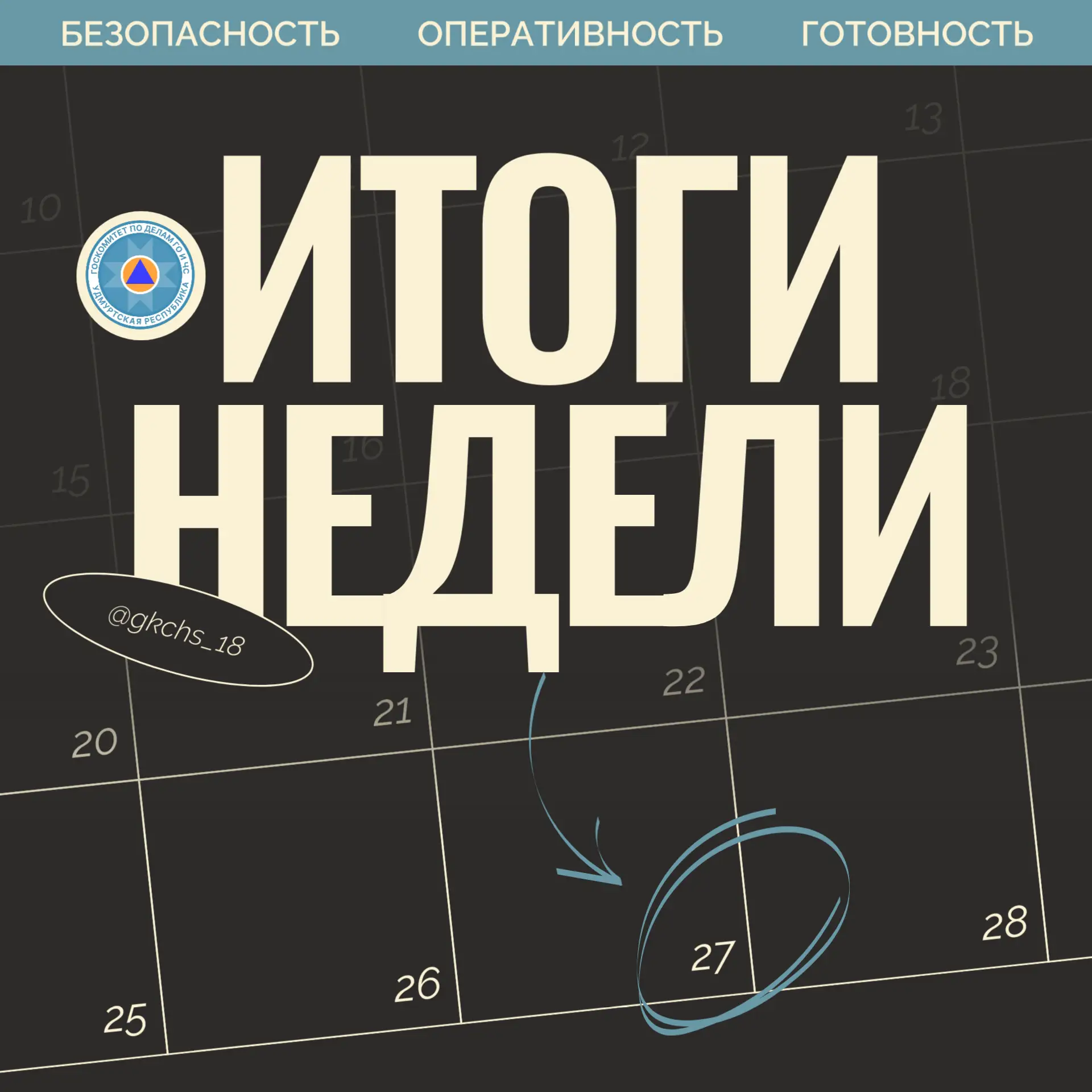 📊 Итоги недели: как работали наши службы - в карточках ⤴

Основные вызовы связаны с жаркой погодой,
