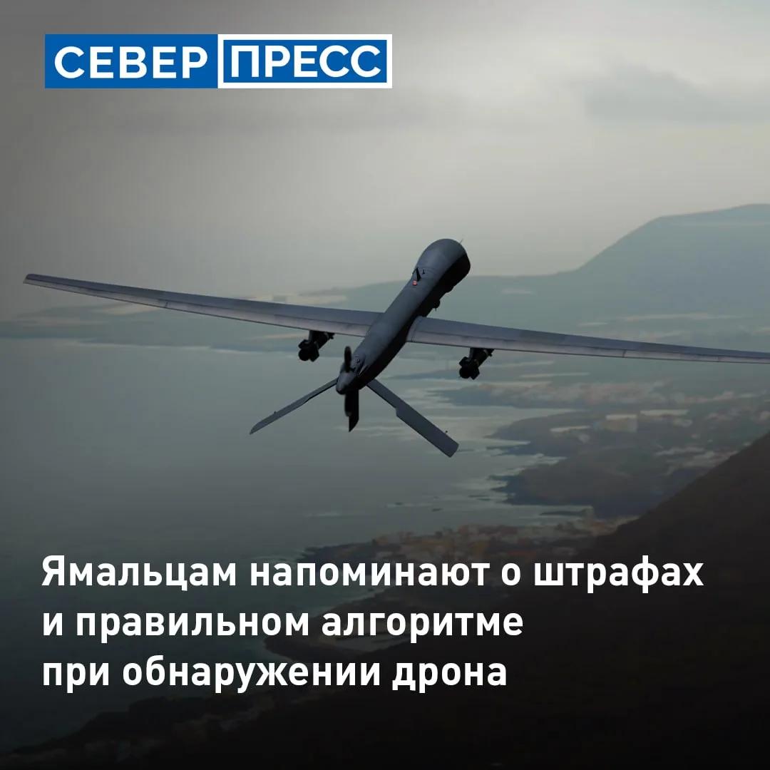 Ямальцев призвали не пытаться самостоятельно сбивать беспилотники. При обнаружении БПЛА...