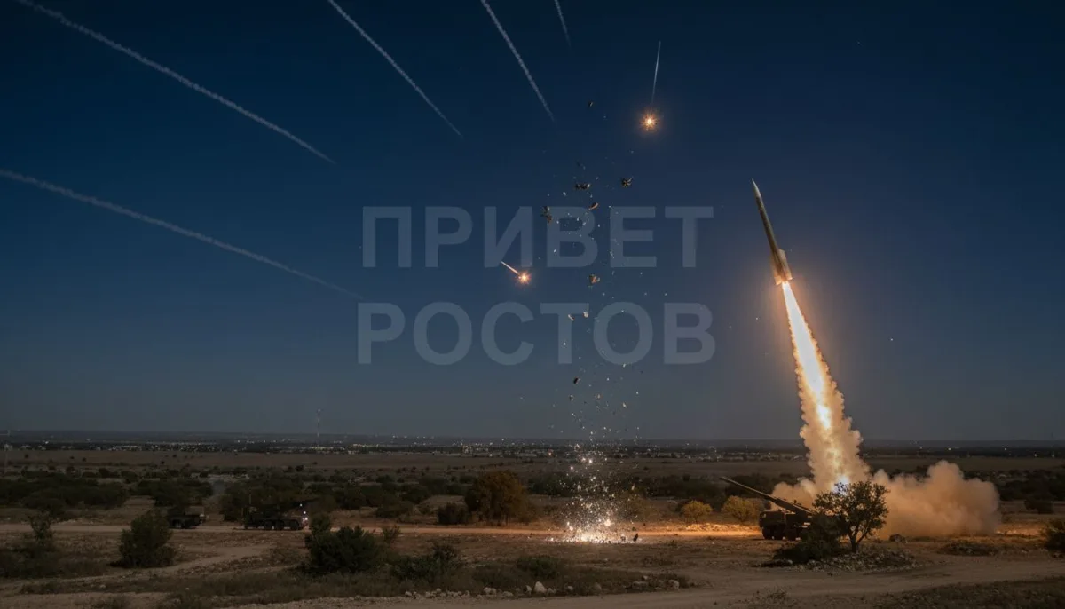 Минувшей ночью в ходе отражения воздушной атаки на Ростовскую область почти два десятка БПЛА уничтож