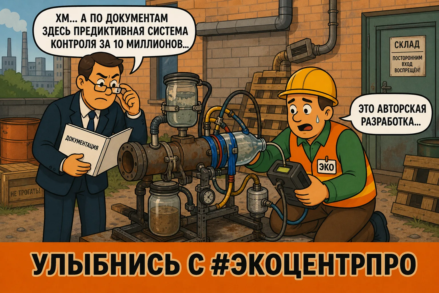 #Улыбнись с #ЭКОЦЕНТРПРО 😊
