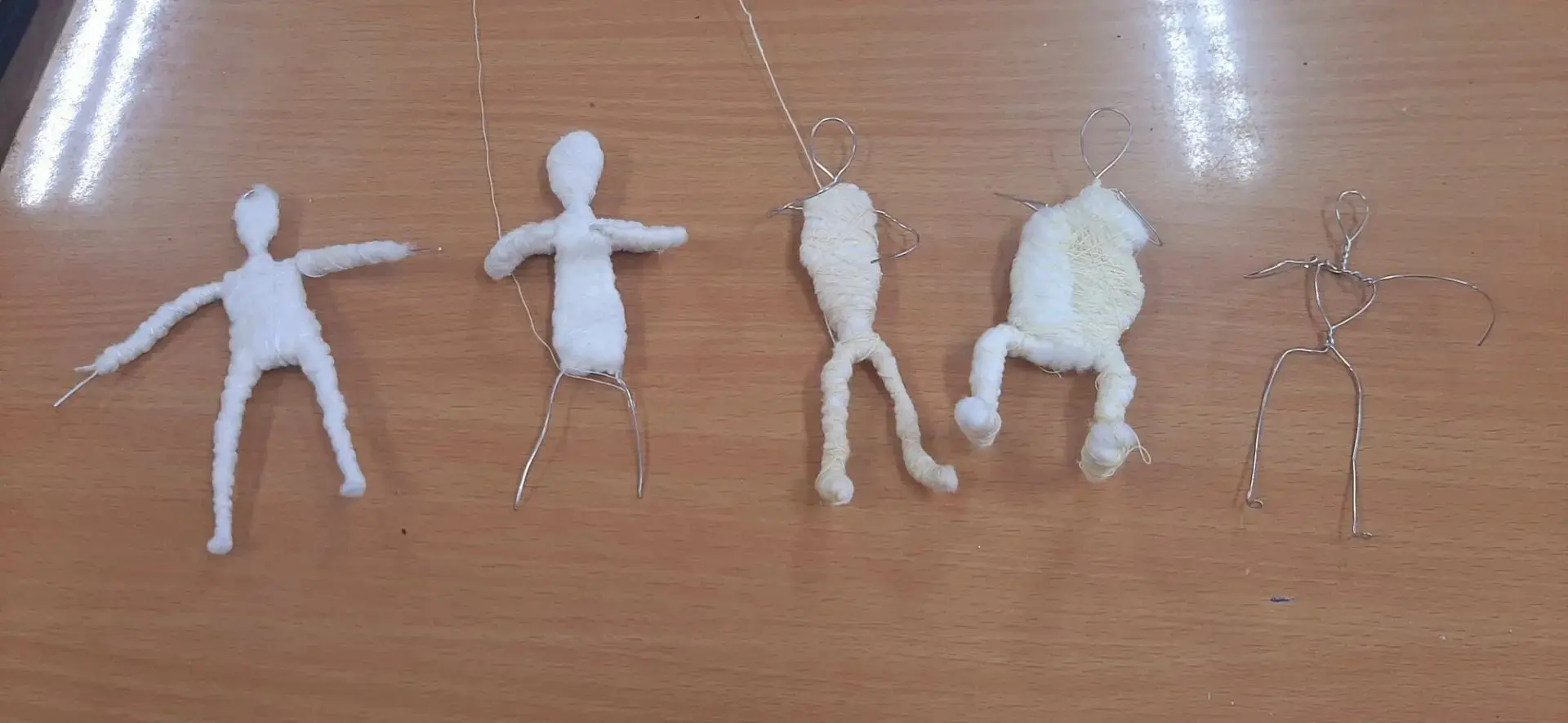 Сегодня заготавливали каркас будущей игрушки. Каждая участница выбрала себе героя...