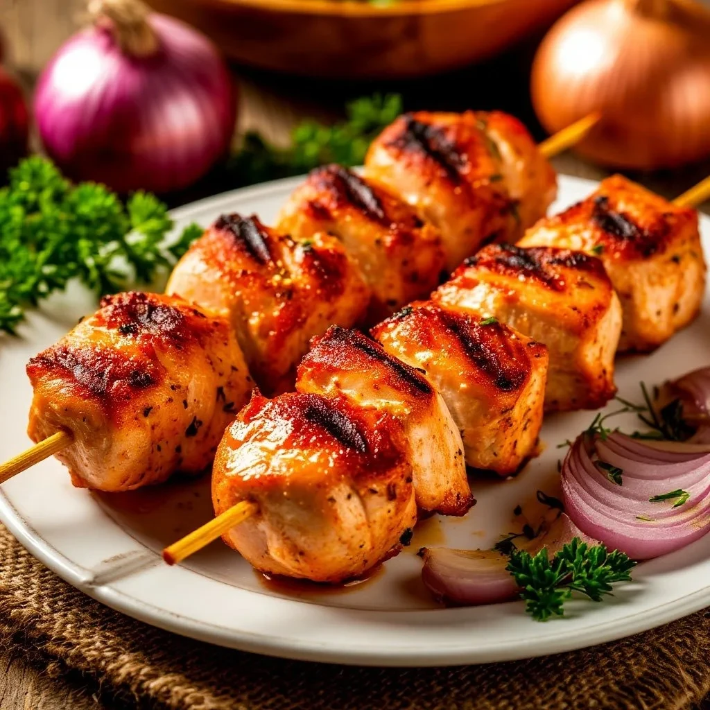 Маринад для идеального куриного шашлыка в аэрогриле 🍗  ⏱️ Время маринования: 1–2 часа ⏱️ Время готов