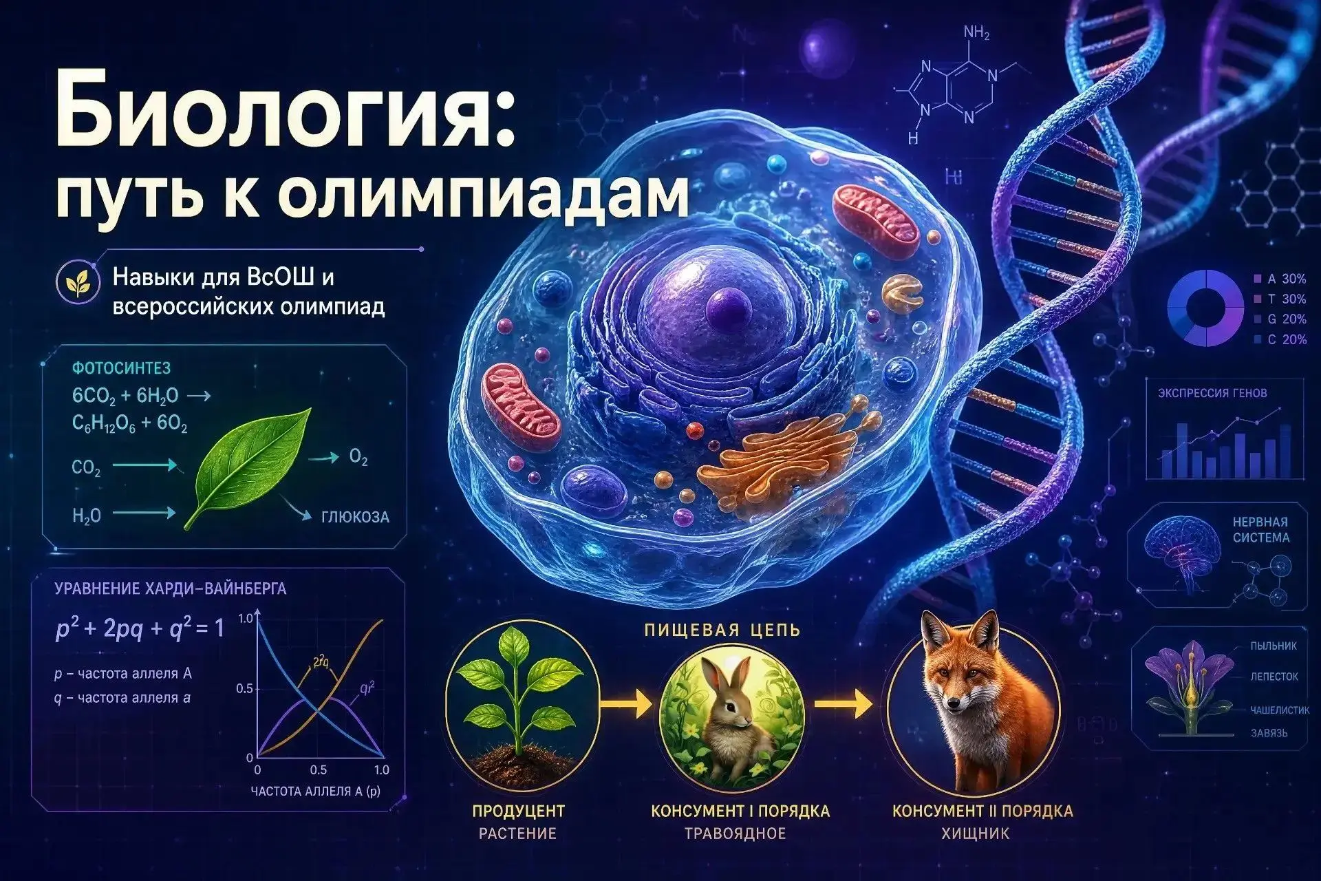 🎉 Готовьтесь к новому учебному году — откройте для себя удивительный мир биологии! 🎉М...