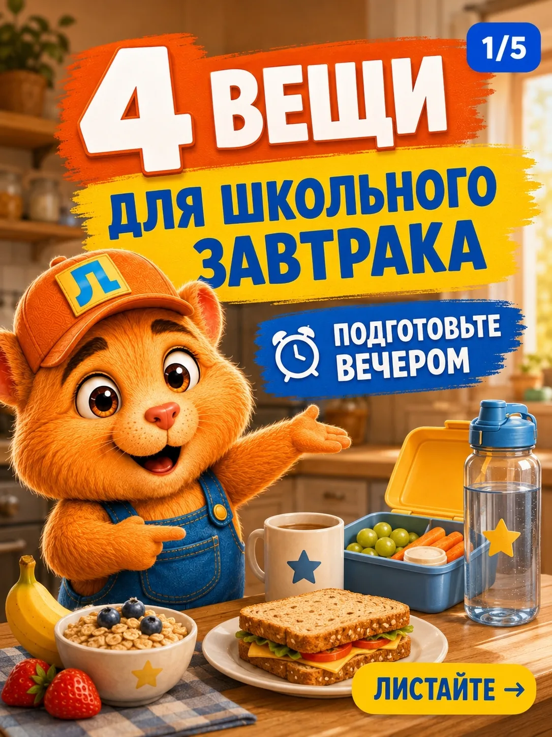 Уже завтра начинается учебный год 🎒🍎 А значит, возвращаются ранние подъёмы, быстрые с...