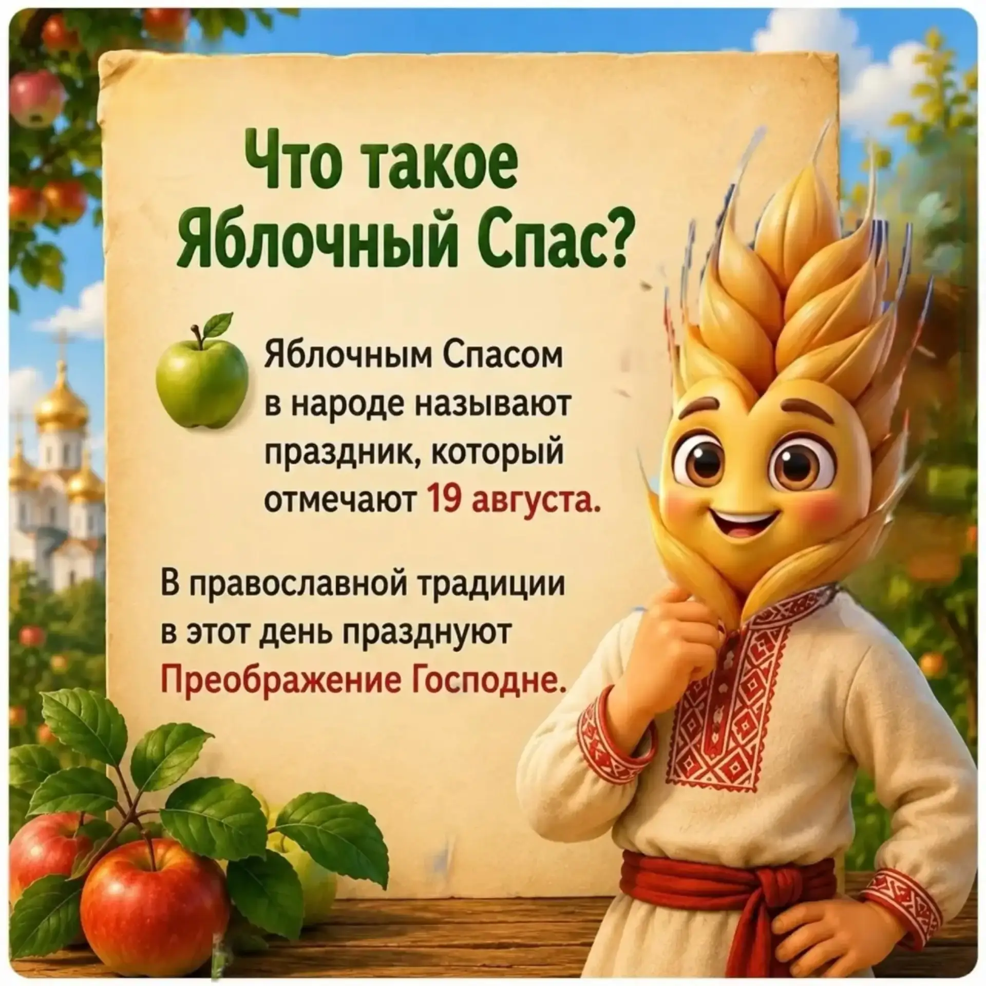 ❗️С Яблочным Спасом! 🍎🍏