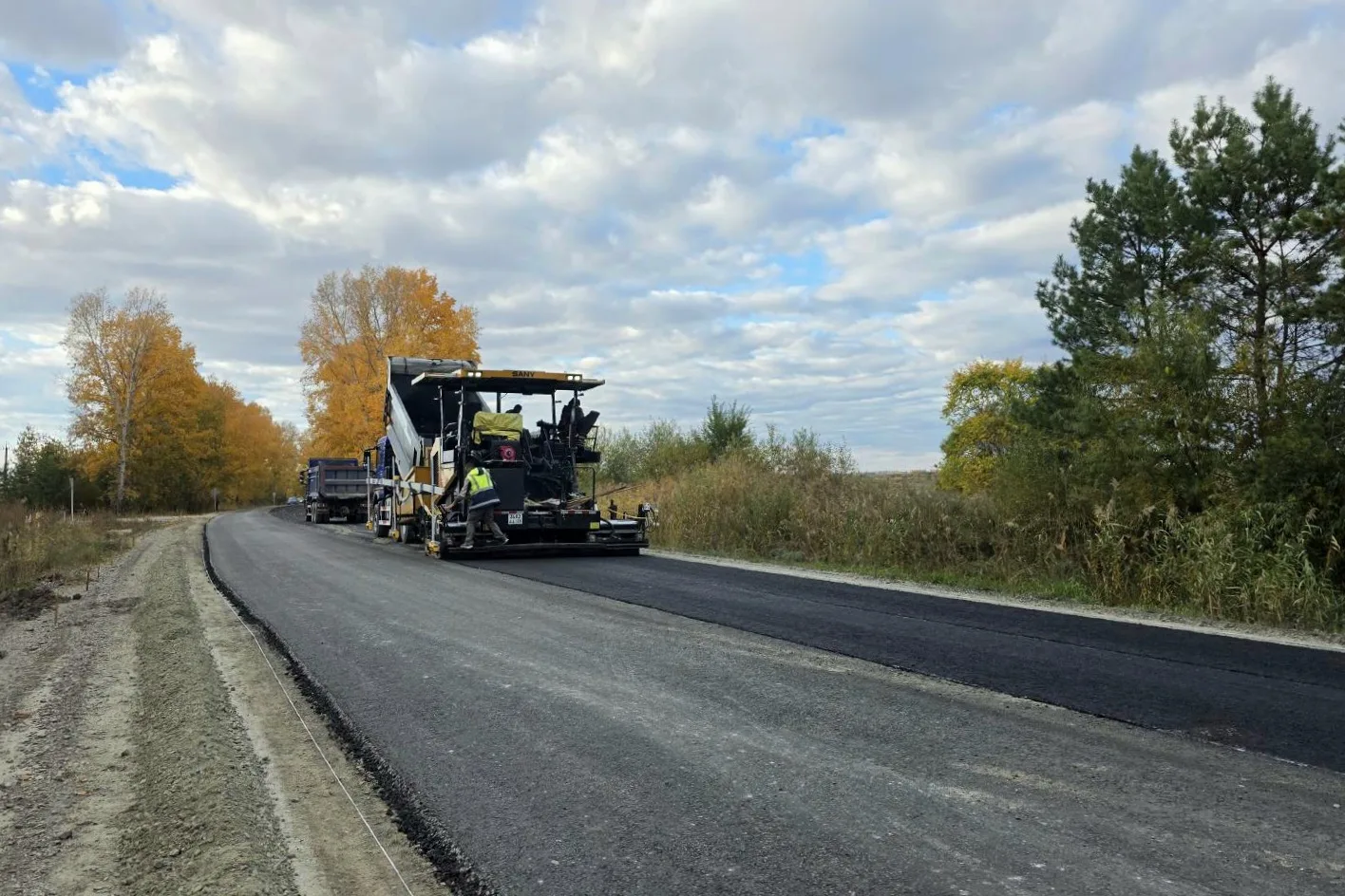 🦺 Трасса Белогорск — Серышево в новом асфальте