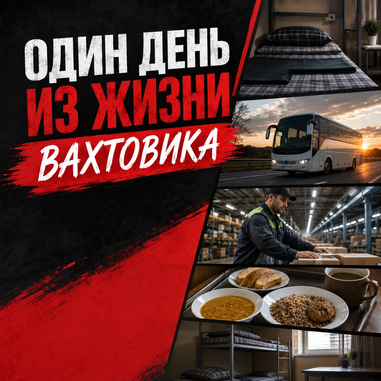 ОДИН ДЕНЬ ИЗ ЖИЗНИ ВАХТОВИКА