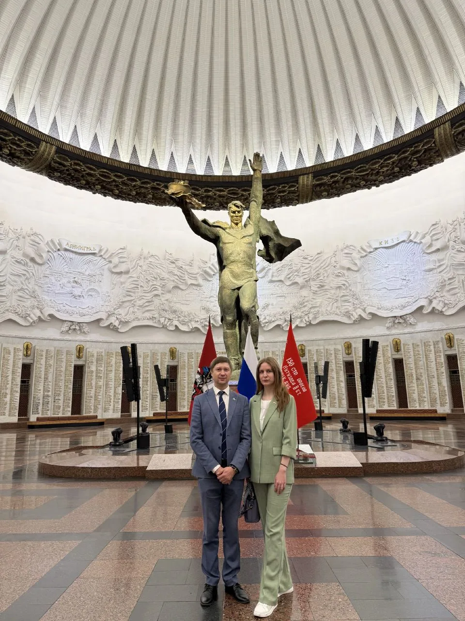 Посетили Музей Победы.