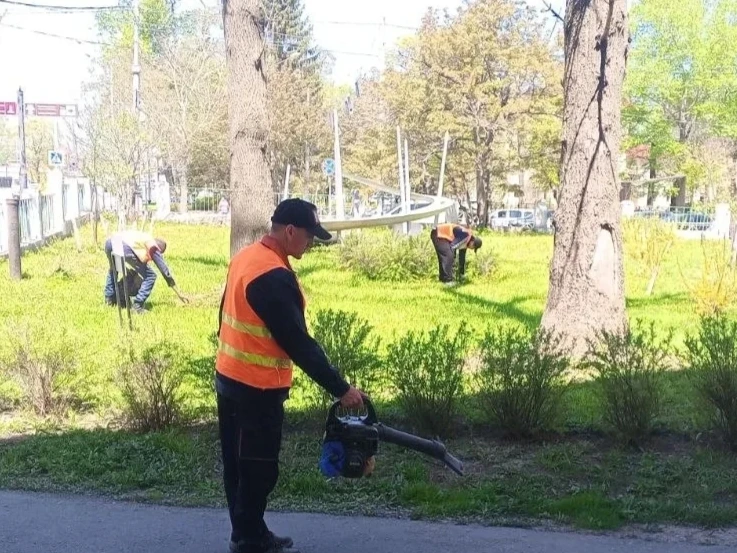 🌷 Южный готовится к лету    Коммунальные службы продолжают приводить в порядок скверы и общественные