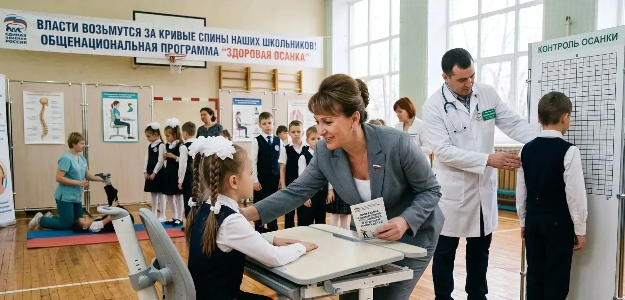 Власти возьмутся за кривые спины наших школьников! 🎒