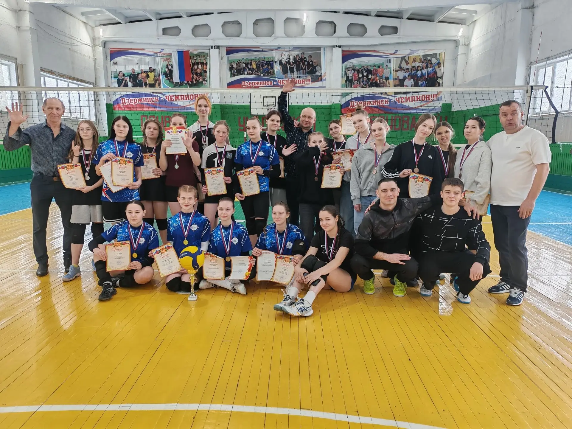 В «Триумфе» прошло открытое первенство по волейболу среди девушек  19 апреля 2026 года в МБУ ДО СШ «
