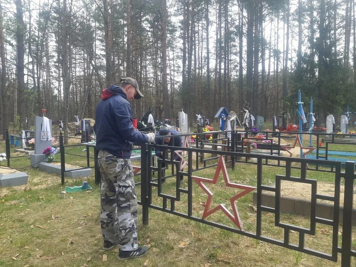 💫В преддверии Дня Победы на мемориальном комплексе "Речечка" и в населенных пунктах района проводитс