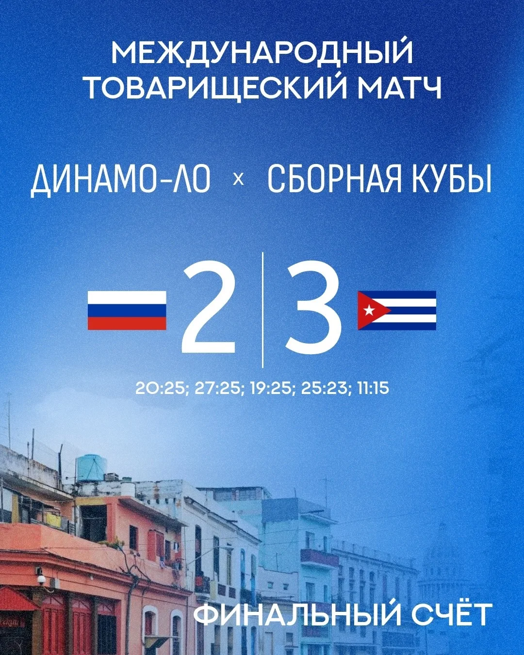 Финальный счет матча!