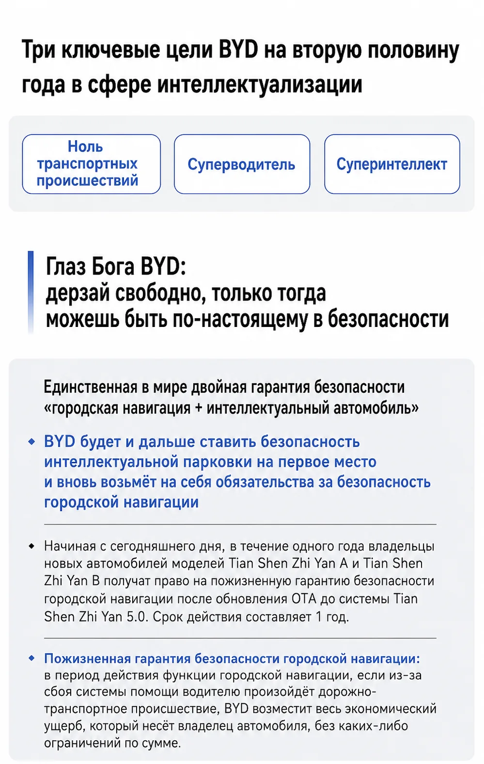 Краткий разбор презентации стратегии интеллектуализации BYD