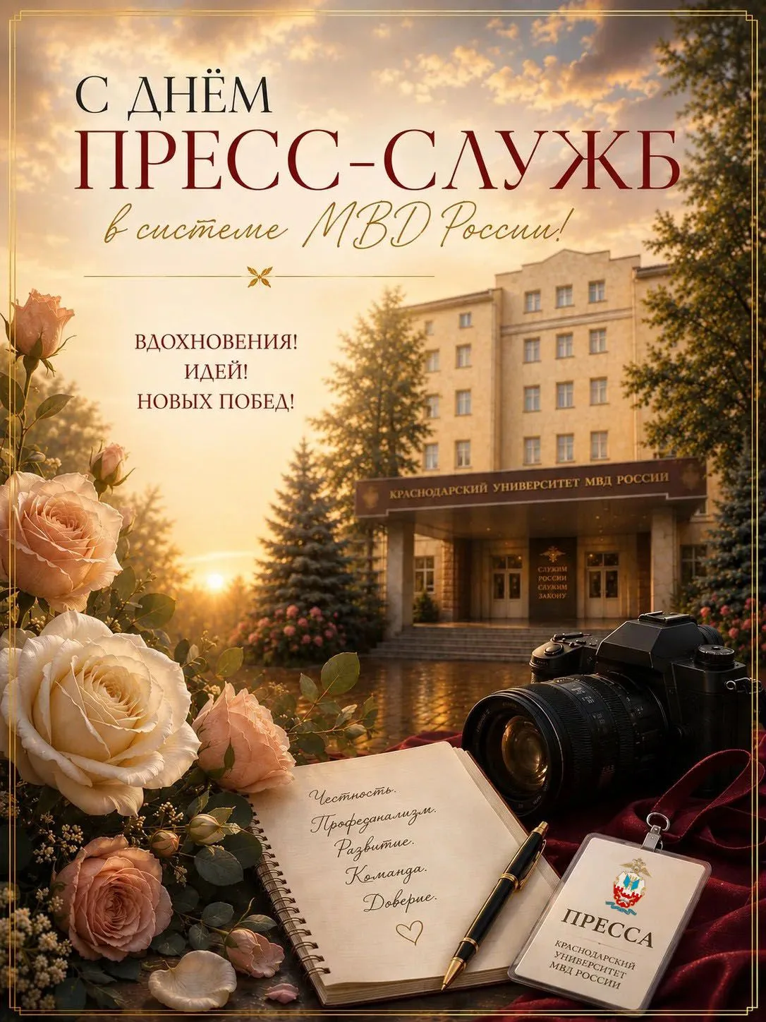 #отмечаем_кру
Сегодня свой профессиональный праздник отмечают сотрудники пресс-служб и подразделений