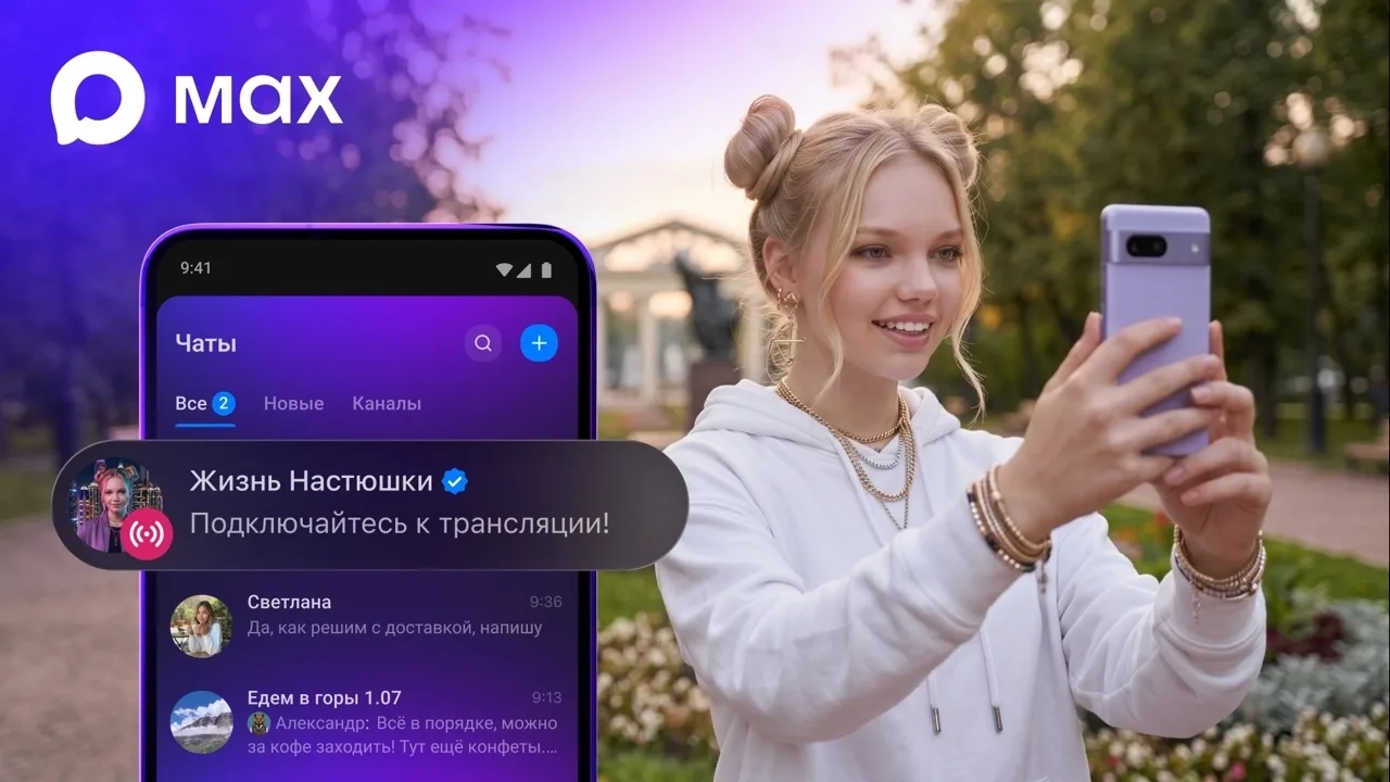 🔔▶️Мессенджер МАКС запустил тестирование новой функции — прямых трансляций в каналах. Первыми опроб