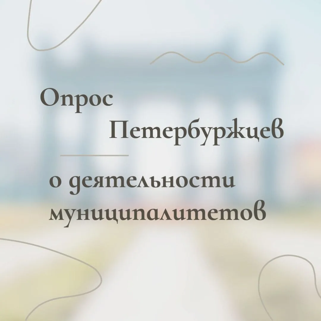 Стартовал масштабный опрос петербуржцев о деятельности муниципалитетов