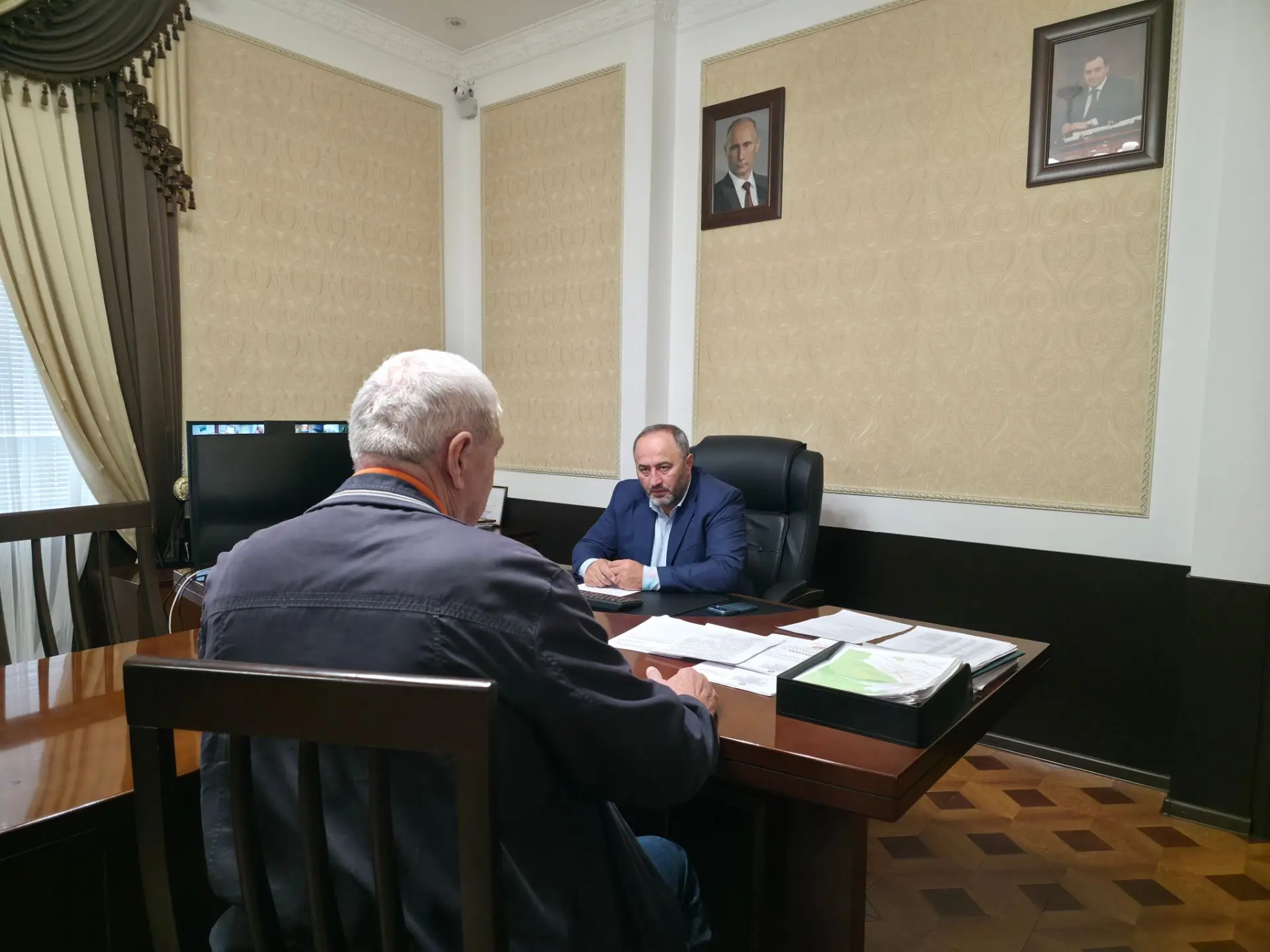 Сегодня провел еженедельный прием граждан.