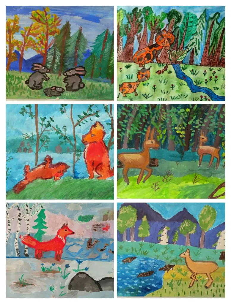 🎨 На кружке ИЗО «Вдохновение» (руководитель Деминова С.В.) юные художники 1-3 классов нарисовали уди