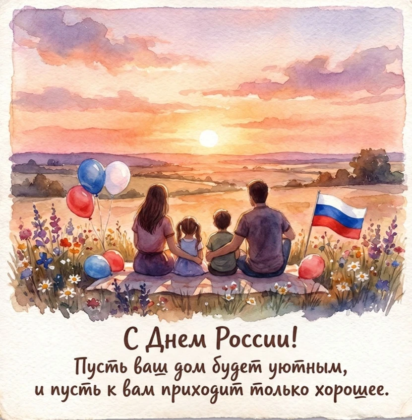 Поздравляем с Днем России! 🇷🇺
 Пусть наша огромная страна процветает, давая такую же возможность к
