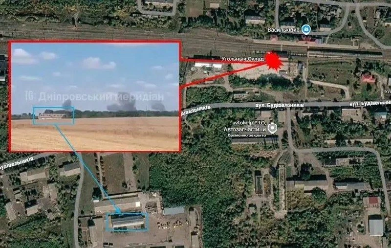 Логистический узел в Днепропетровской области уничтожен ударом авиабомбы. Именно через ...