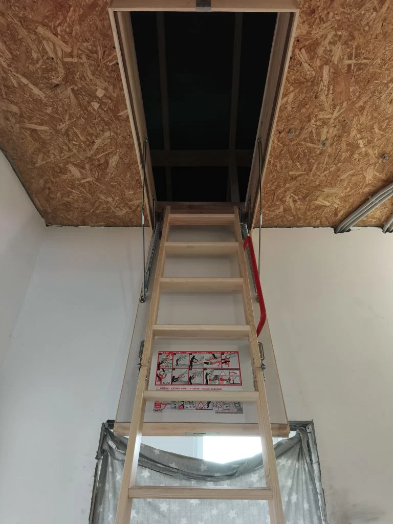 ✅ Монтаж чердачной лестницы Fakro LTK Thermo 60x120x330mm.