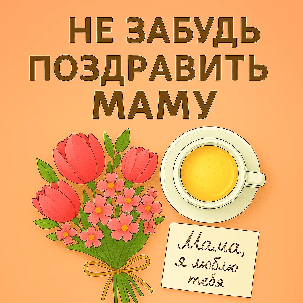 ЗАВТРА - ДЕНЬ МАТЕРИ. НЕ ЗАБУДЬ ПОЗДРАВИТЬ МАМУ! Не упусти шанс порадовать самого дорогого человека 