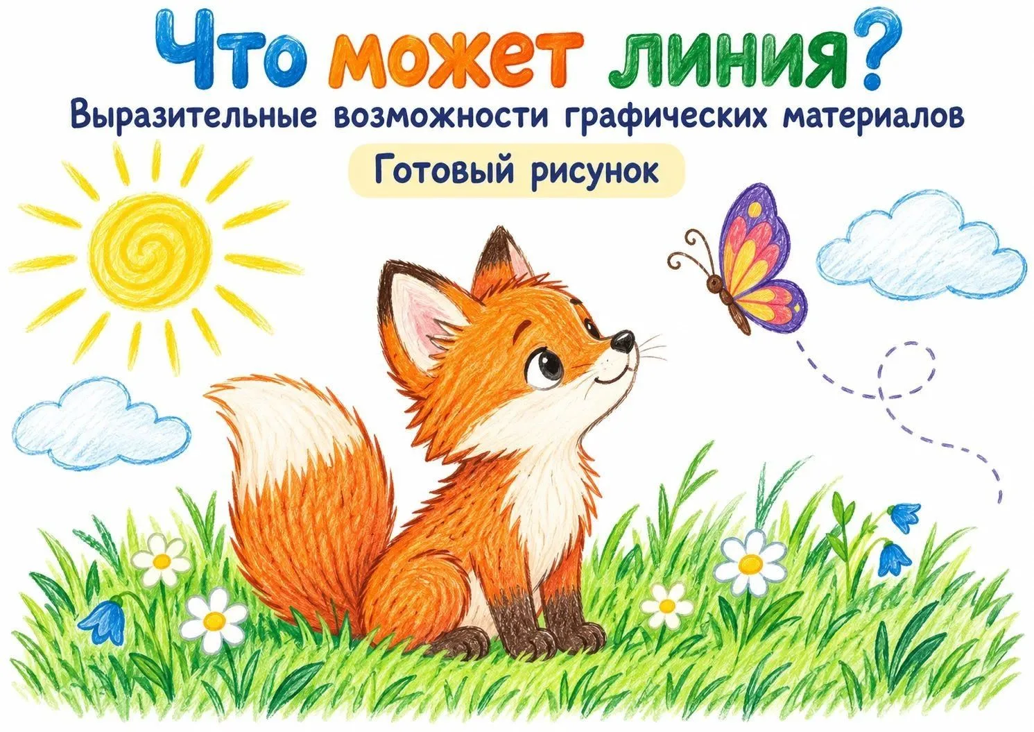 🦊 УРОК ИЗО: «ЧТО МОЖЕТ ЛИНИЯ?»