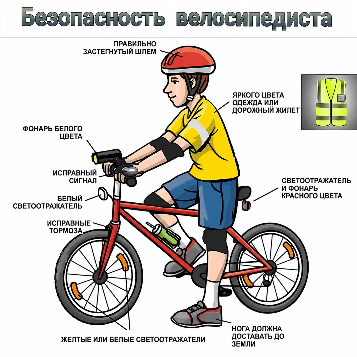 🚵 #БезопасностьТУ: Безопасность велосипедиста.

Дорогие учащиеся и родители! Напоминаем о важности 
