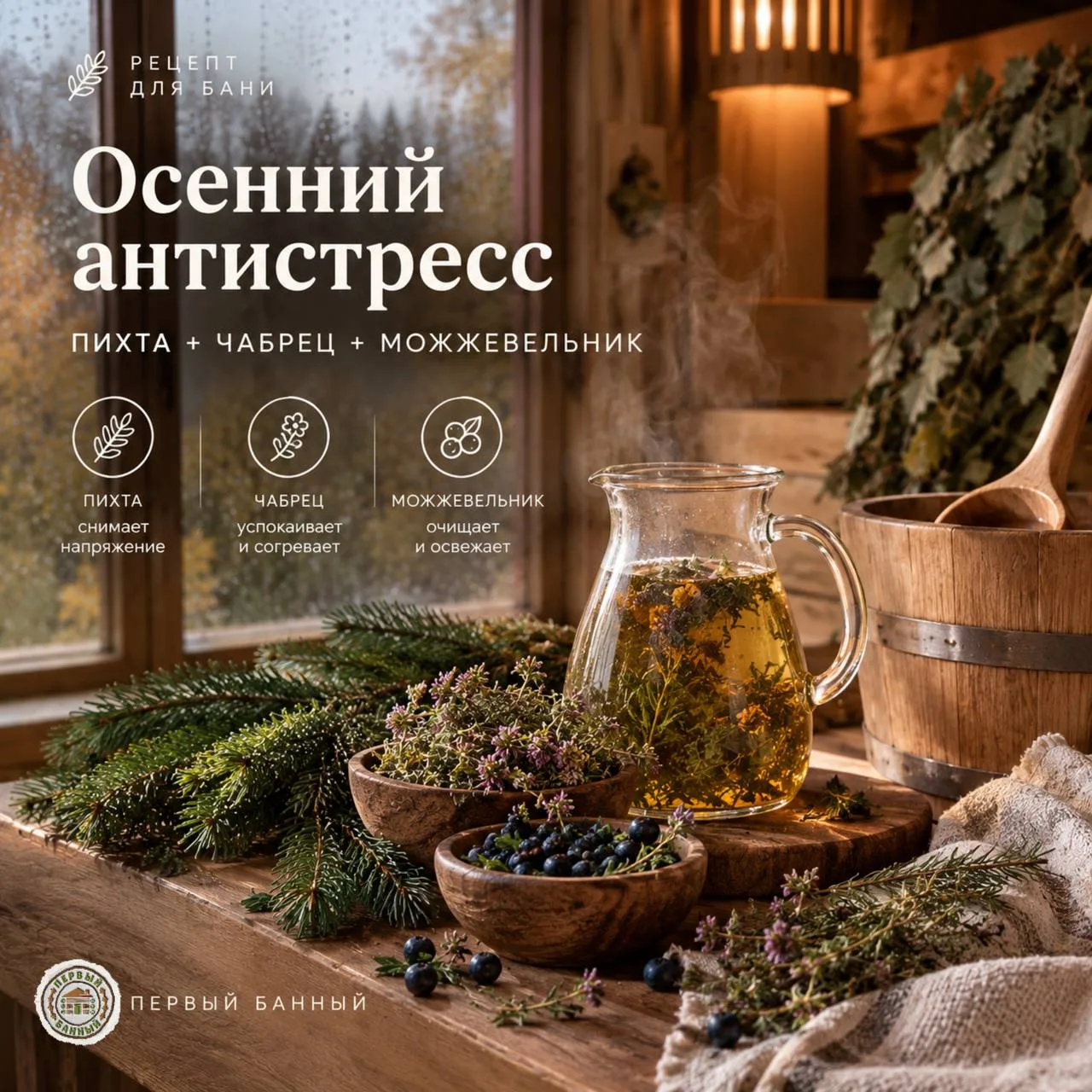 Осень давит. Баня отвечает