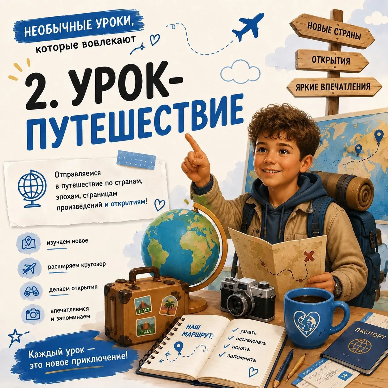 🌍 НЕурок: стираем границы 🗺️

А что, если вместо обычного занятия отправиться в путешествие — не в