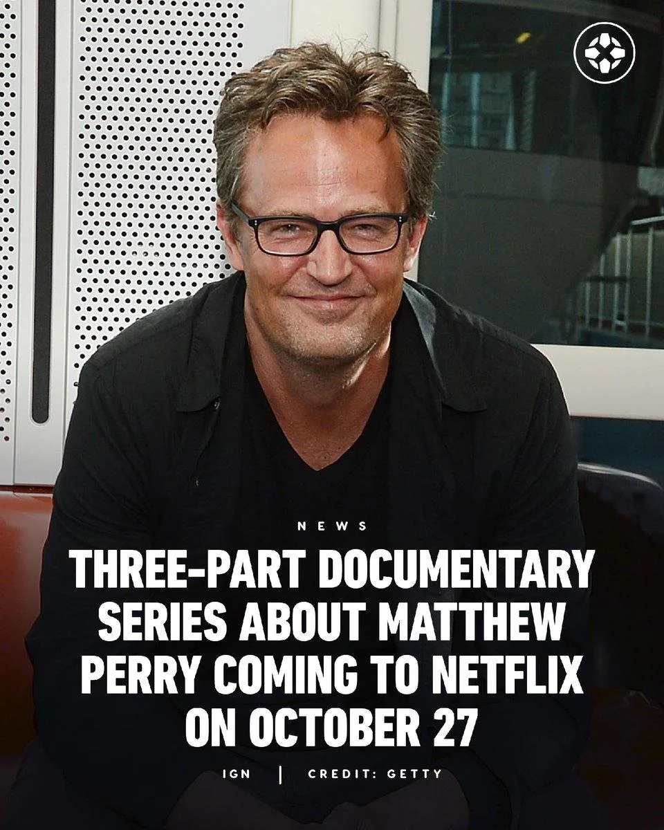 Netflix расскажет историю Мэттью Перри 💔