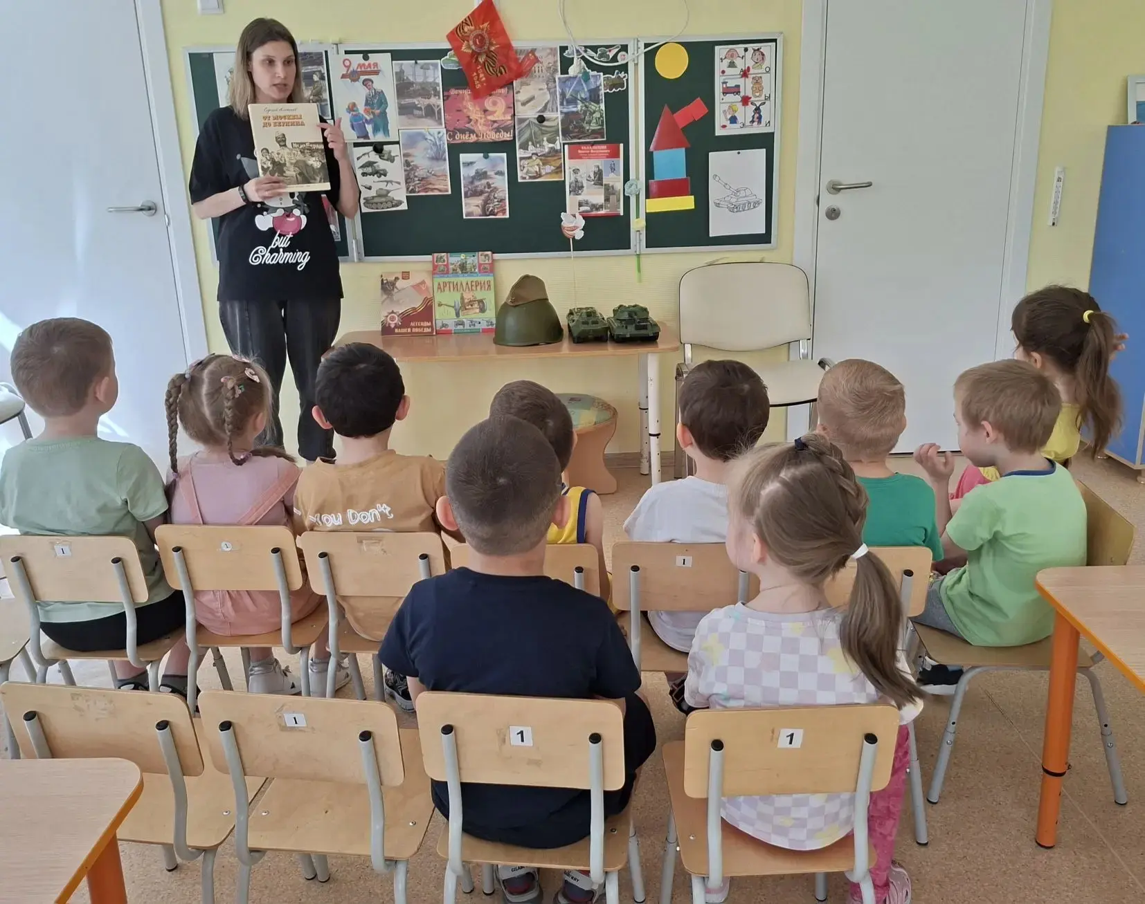 В преддверии приближающейся 81-й годовщины Великой Победы, наши среднии группы 8 и 11 дошкольного от