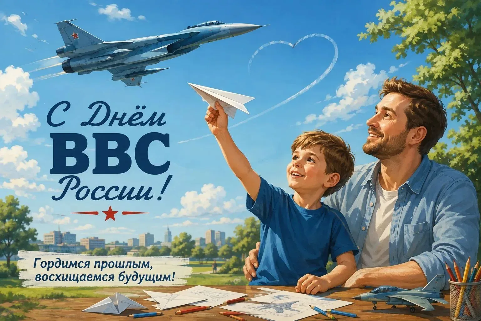 В небо — всей семьей! Как провести День ВВС с пользой для ребенка? ✈️🇷🇺
