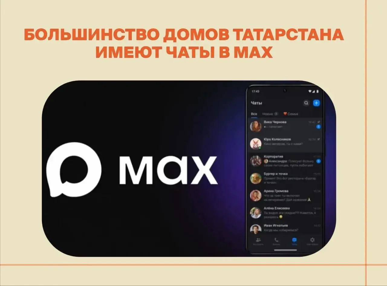 Почти 15 тысяч многоквартирных домов Республики Татарстан имеют домовые чаты в МАХ.   Жилинспекция Т