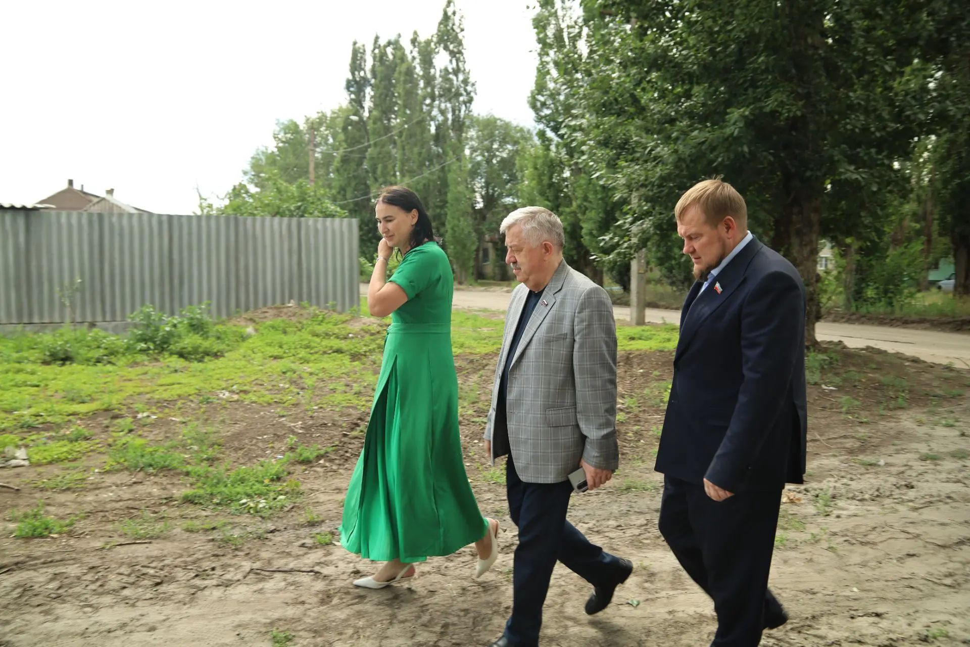 Вместе с заместителем Председателя Народного Совета Д.С. Колесниковым и главой города Л...