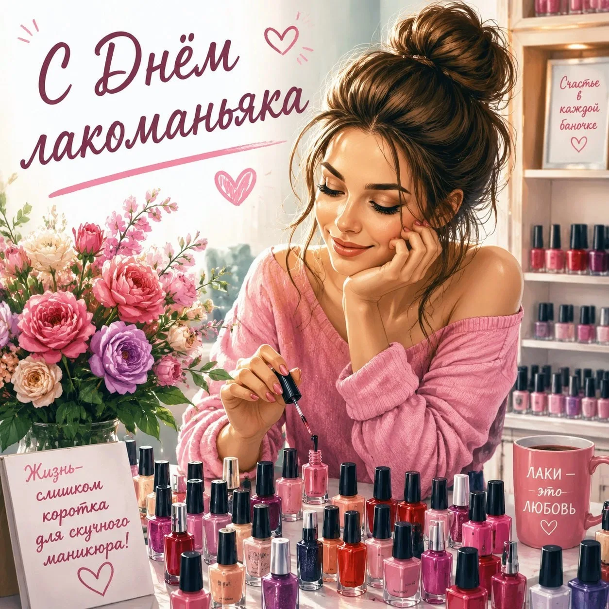 💅✨ 15 мая — День лакоманьяка  Сегодня свой необычный праздник отмечают все любительницы красивого ма
