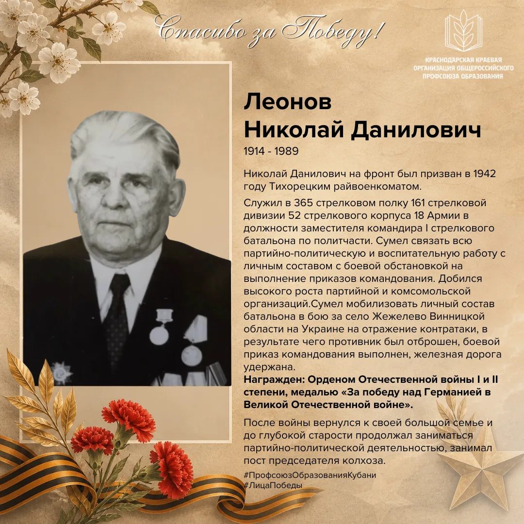 🎗️Спасибо за Победу!  Участники интернет-акции «Лица Победы: расскажи о своем герое»
