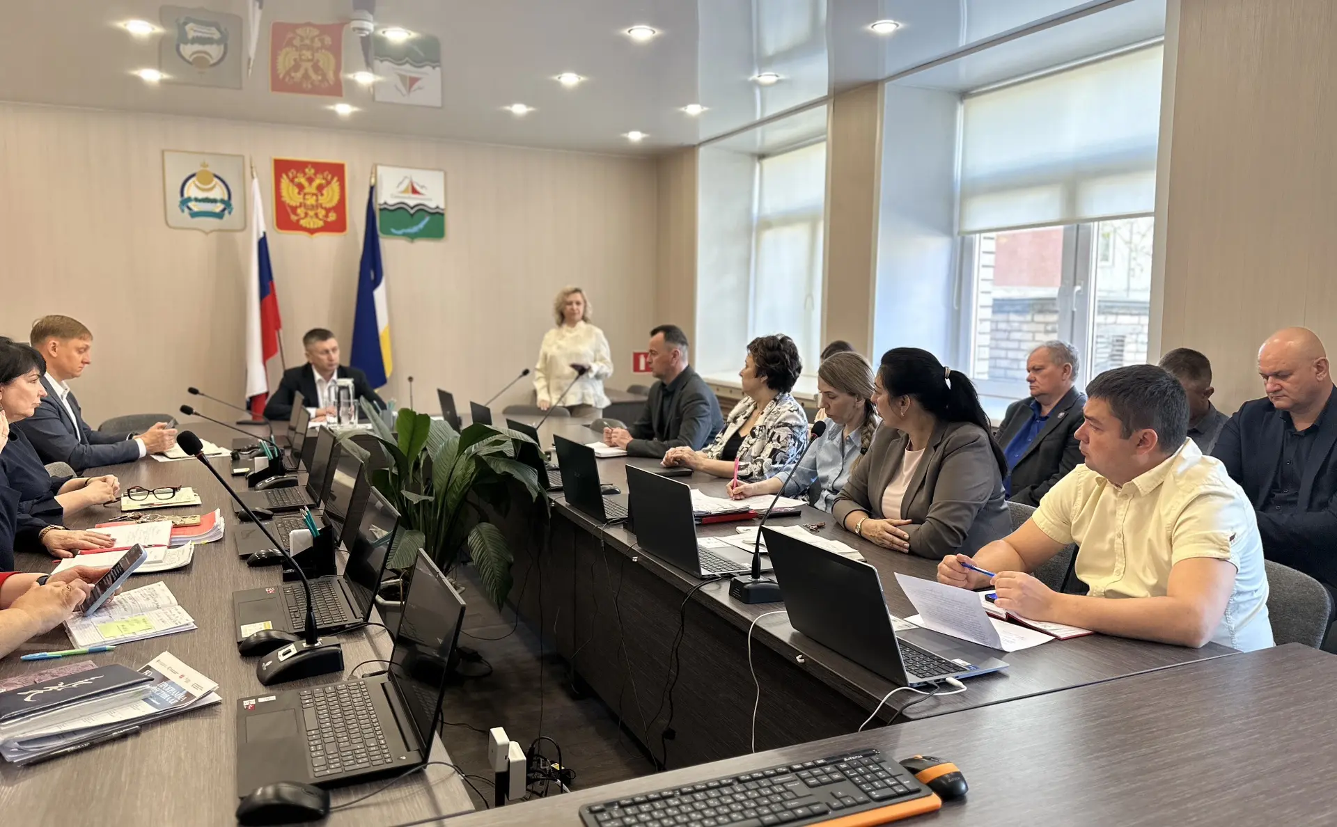 Сегодня состоялось еженедельное планёрное совещание под председательством Главы города Олега Котова 