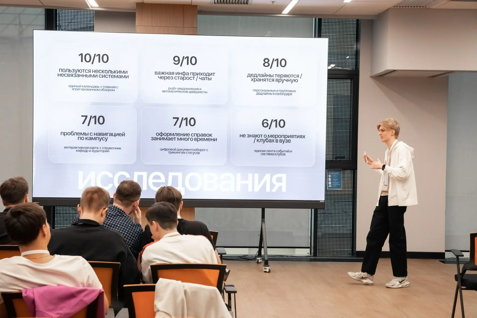 Это они! Победители хакатона по разработке чат-ботов и мини-приложений на платформе MAX.  🔹В треке «
