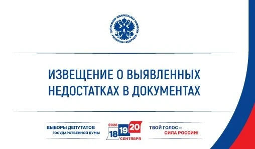 ЦИК России известила партию «РОДИНА» о выявленных недостатках в документах, представлен...