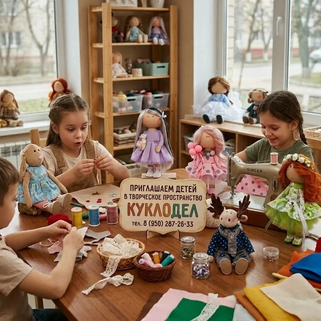 ✨ Создайте свою сказку в творческом пространстве «КУКЛОДЕЛ»! ✨