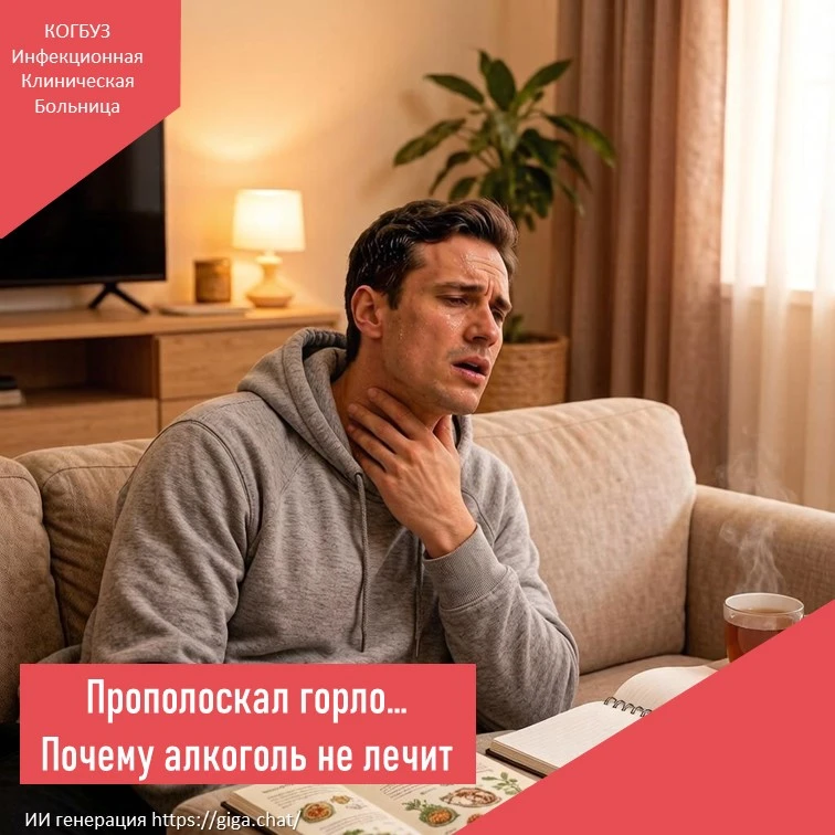 🥃 «Прополоскал горло водкой — и чуть не лишился голоса»