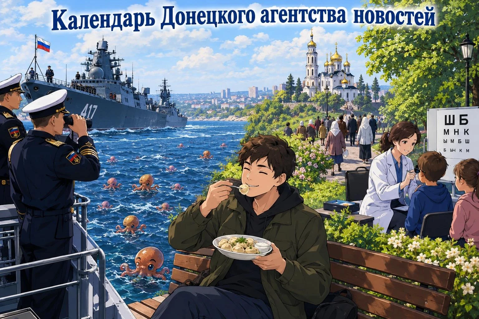 День Сергея Радонежского, работников допобразования, зрения и вареников