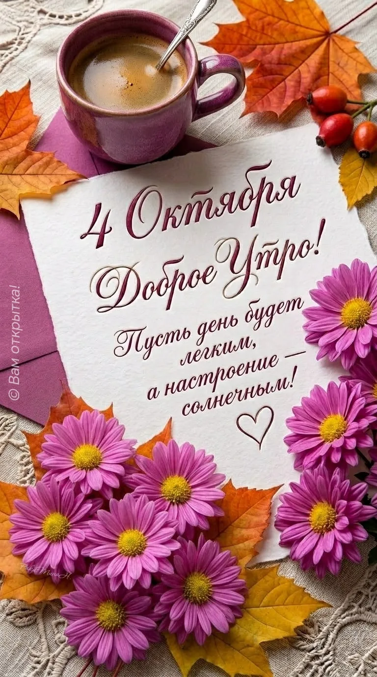 #ДоброеУтро4Октября