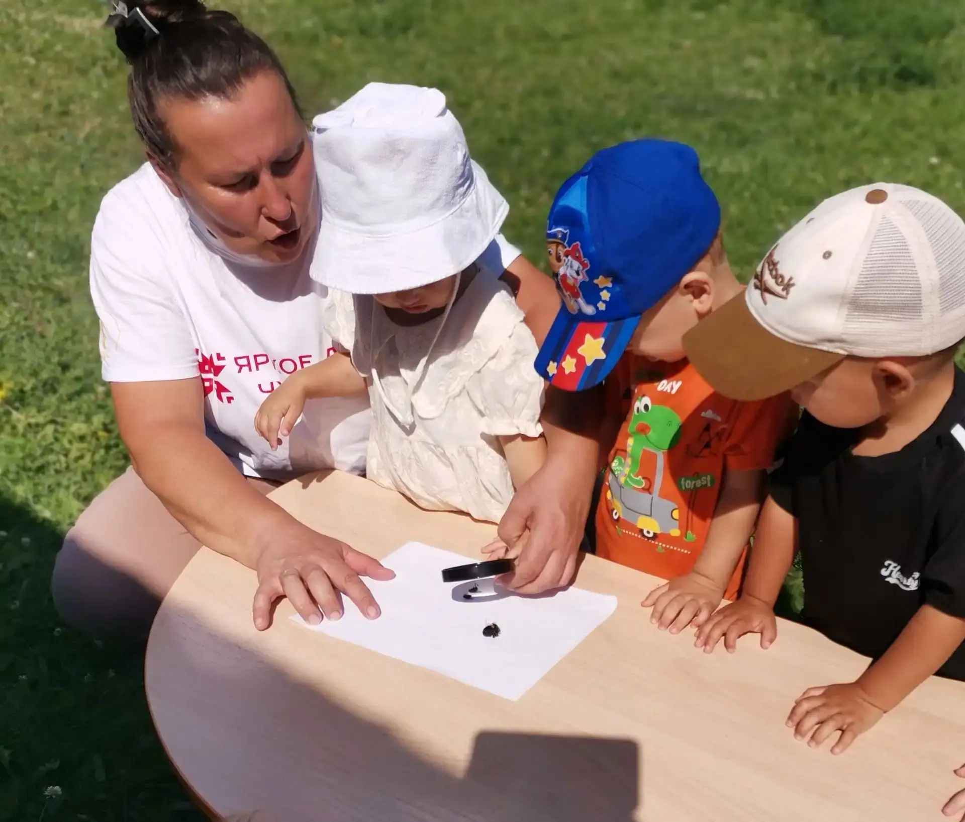Маленькие исследователи в стране насекомых 🐞

Прогулка с группой «Колобки» превратилась в самое нас