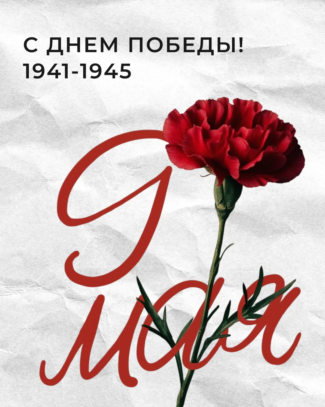 9 мая — один из дней, который оплачен такой ценой, что любые слова кажутся недостаточны...