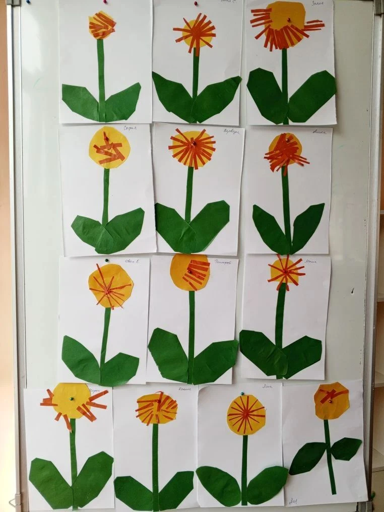 Дошкольное отделение: детский сад "Журавушка" ❤
Аппликация "Одуванчик" 🌼🌼🌼 в средней группе №7 "Г